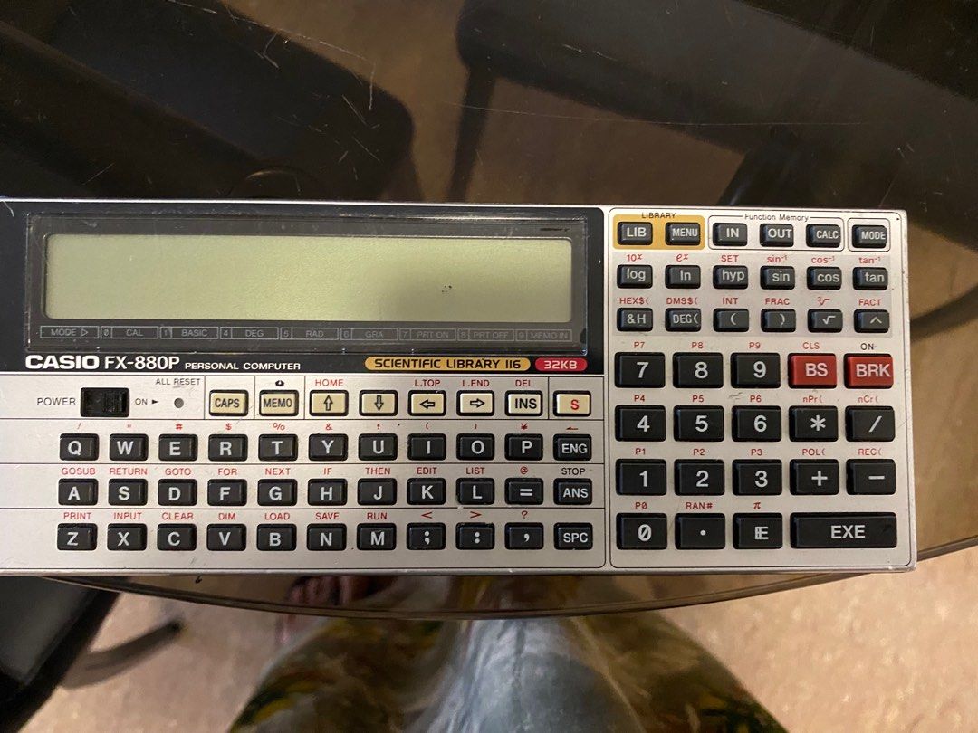 Casio 880p calculator discount