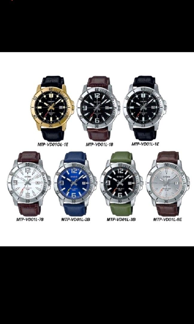 Casio mtp vd01l on sale