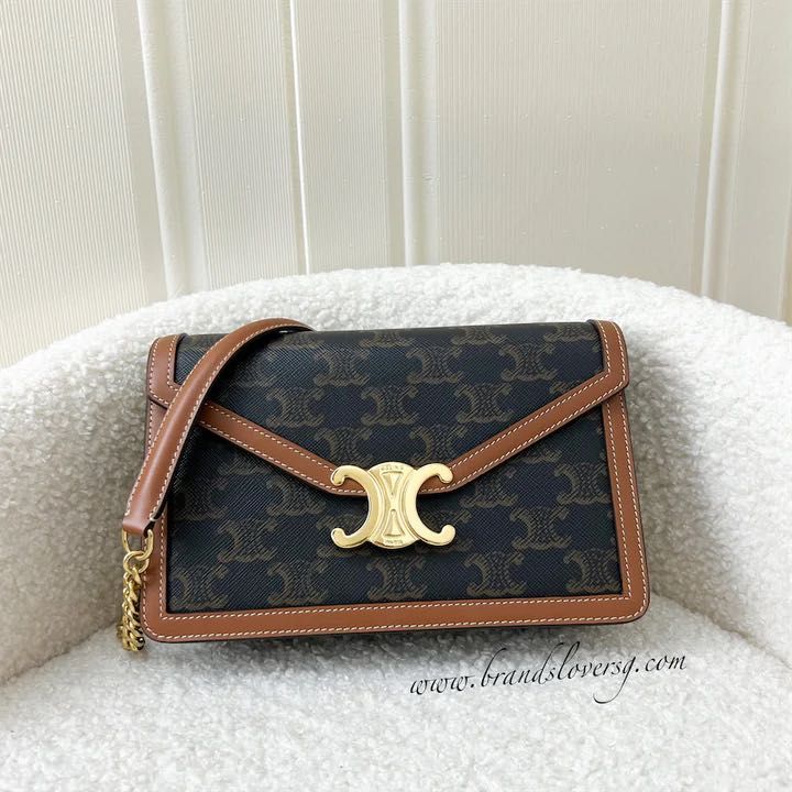 Celine Clutch With Chain, Luxury, Bags & Wallets on Carousell