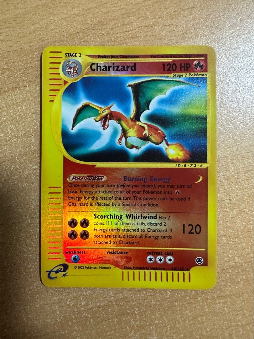 Charizard Reverse Holo Expedition Pokemon Card, Hobbies & Toys, Toys