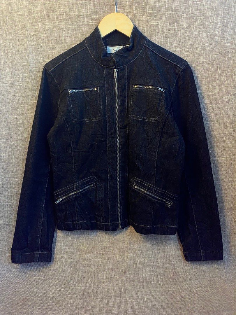 Chico's platinum denim jacket top