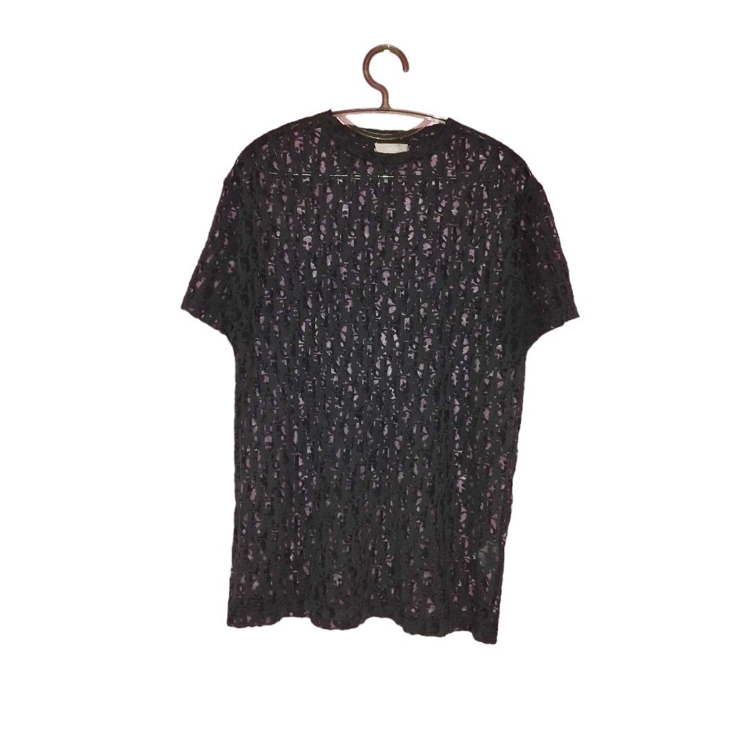 Dior sheer shirt top