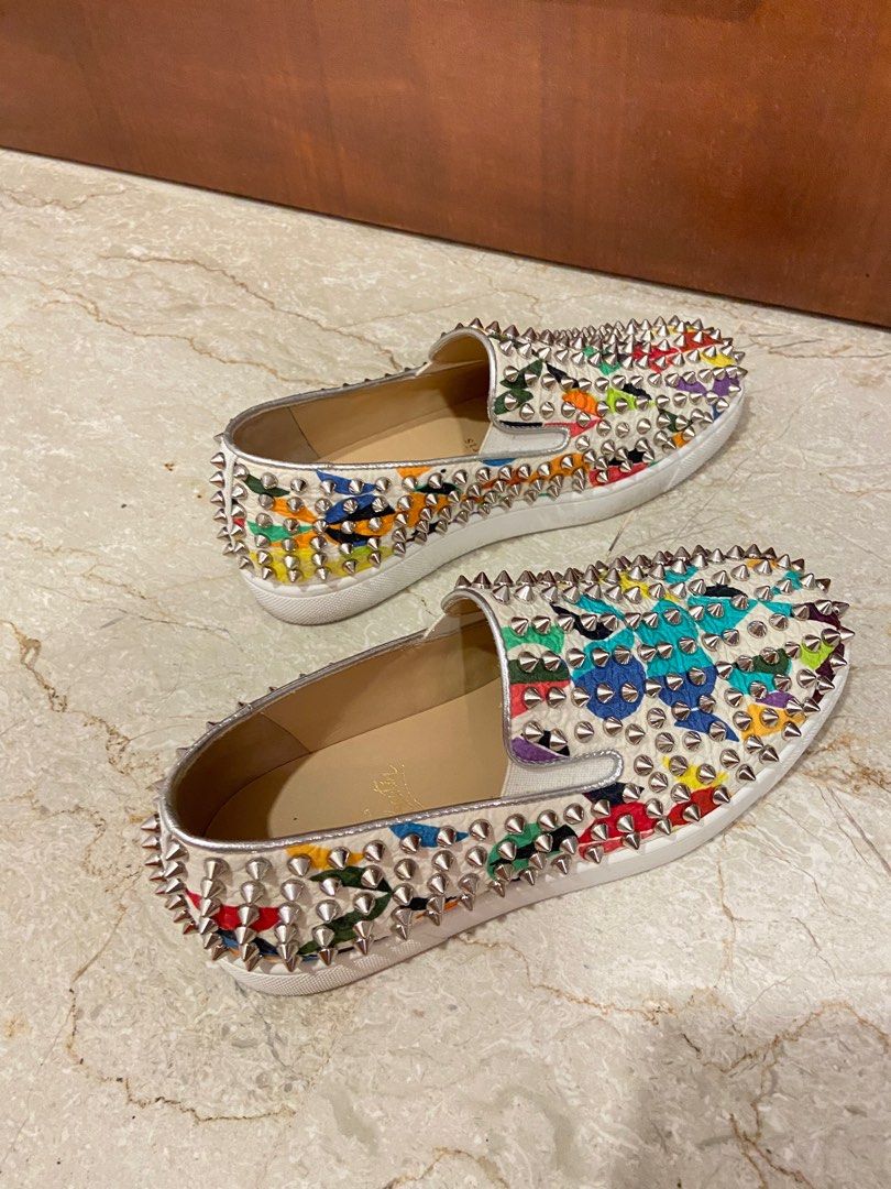 Christian louboutin women's loafers discount