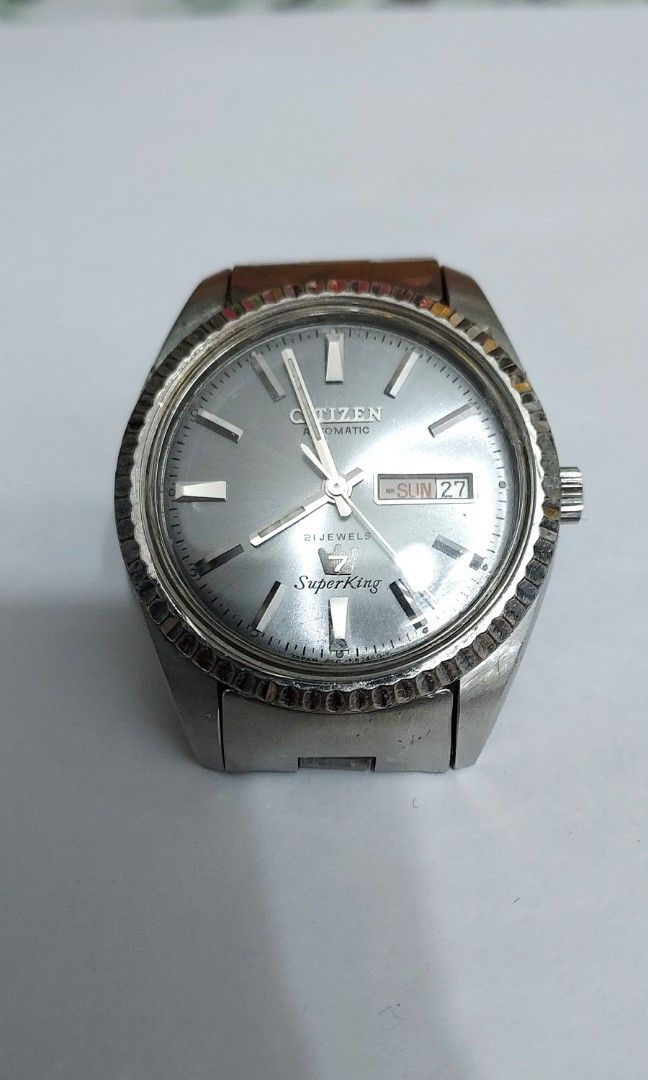 CITIZEN SUPER KING WATCH, 男裝, 手錶及配件, 手錶- Carousell