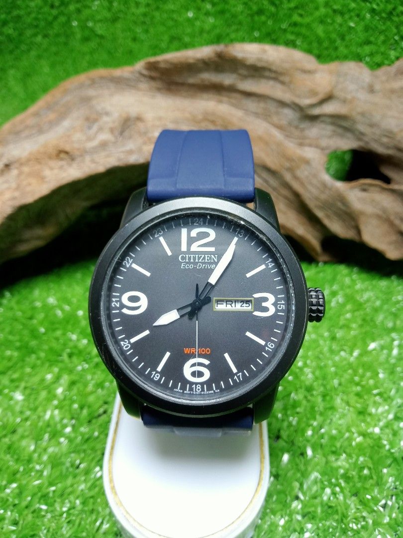Citizen eco drive men's date strap watch deals