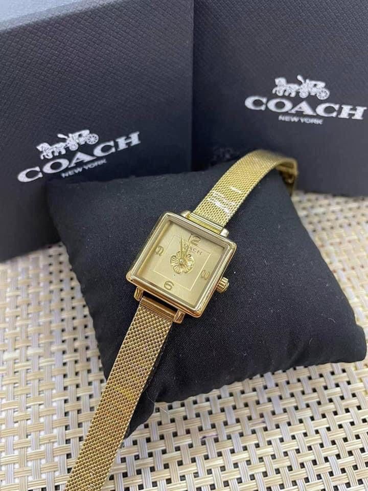 Coach sales square watch