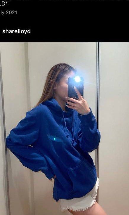 Leisure Series Oversized Hoodie Cobalt