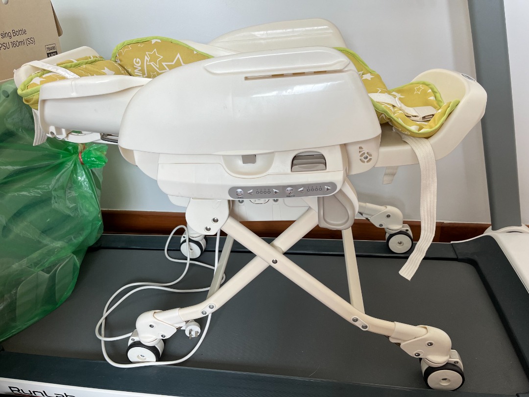 Combi Automatic Rocker Swing High Chair with Music, Babies & Kids ...