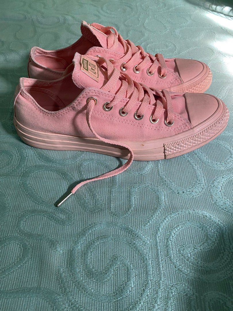 Converse peach pink sale