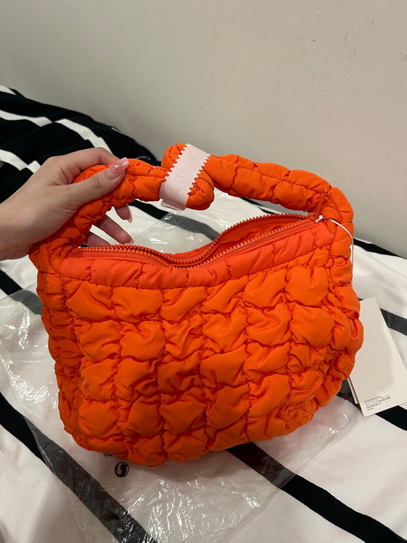 COS QUILTED MINI BAG ORANGE