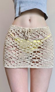 Flower Cover up skirt crochet sale 400