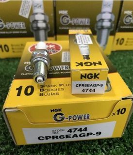 CPR6EAGP-9 NGK PLATINUM SPARK PLUG GPOWER FUTURE WAVE WAVE125 W110 DASH ALPHA110 SUPRA X125