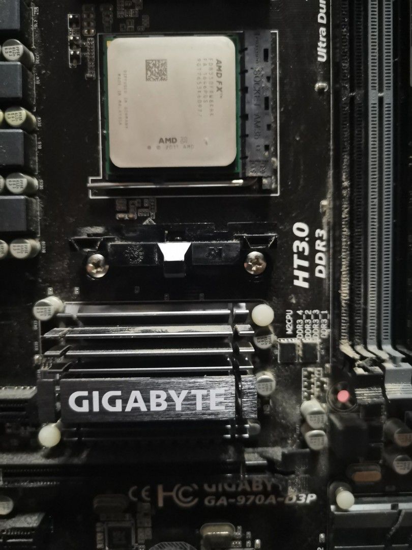 Gaming pc motherboard top