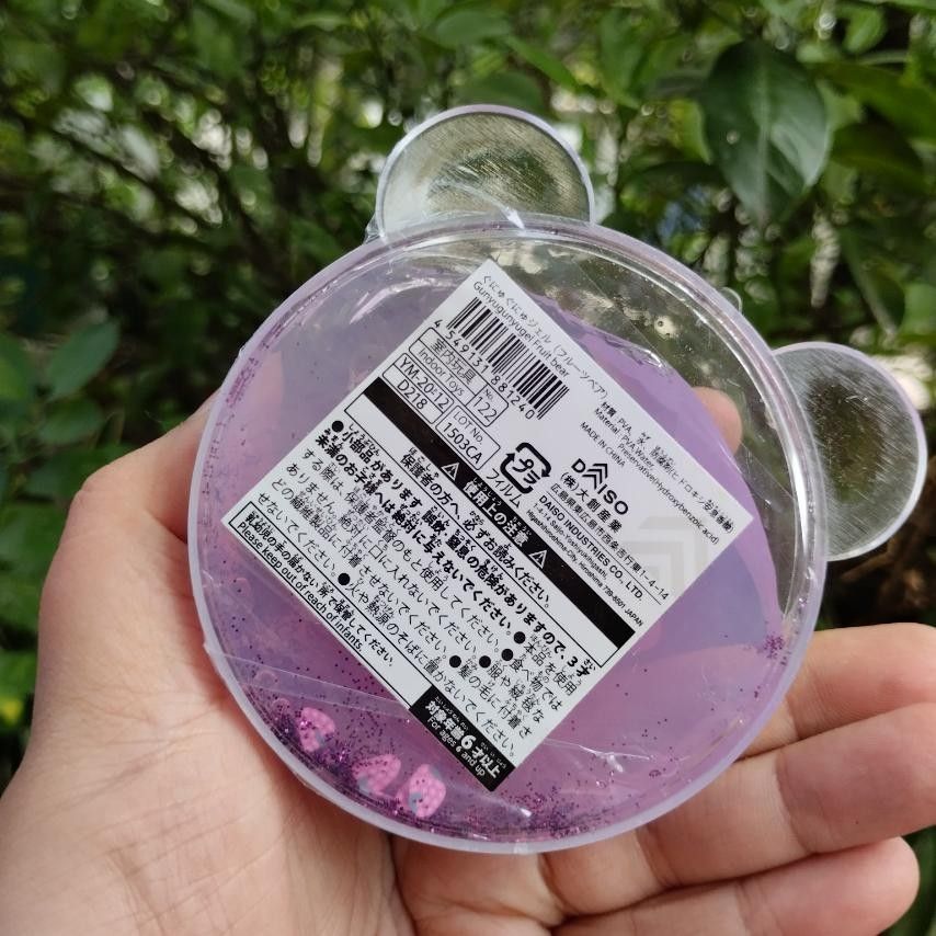 DAISO Fruit Bear Slime (Category: Designer & Blind Box Toys) located in Cainta. Submitted by japananikanik (Listing ID 1234231911, Image 2). Description: - Preloved - From Japan - NO FLAWS - Item on Hand ready for shipping - Great for gift/collection Prices are for the Item only SHIPPING FEE NOT INCLUDED legit seller.