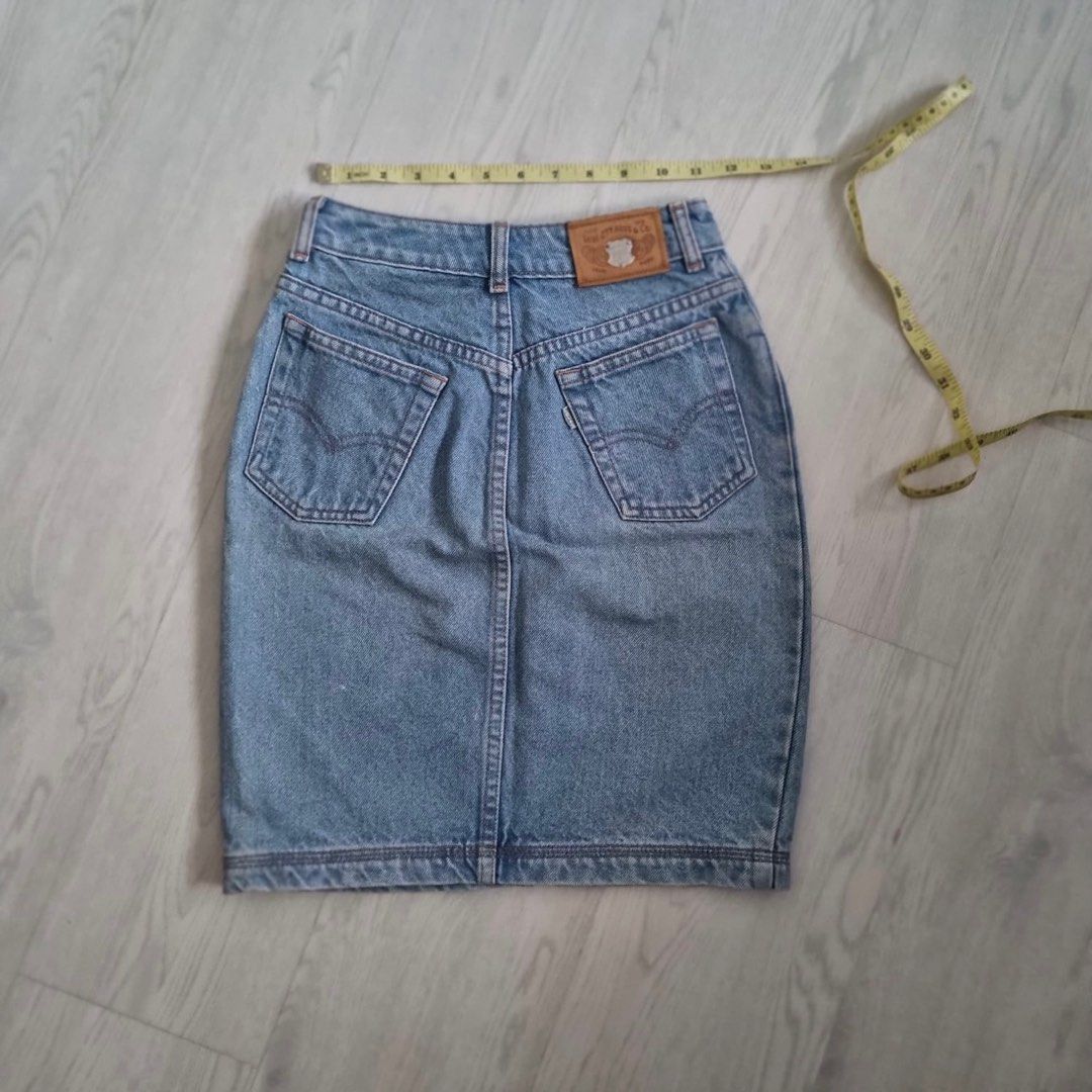 Denim pencil store skirt levis