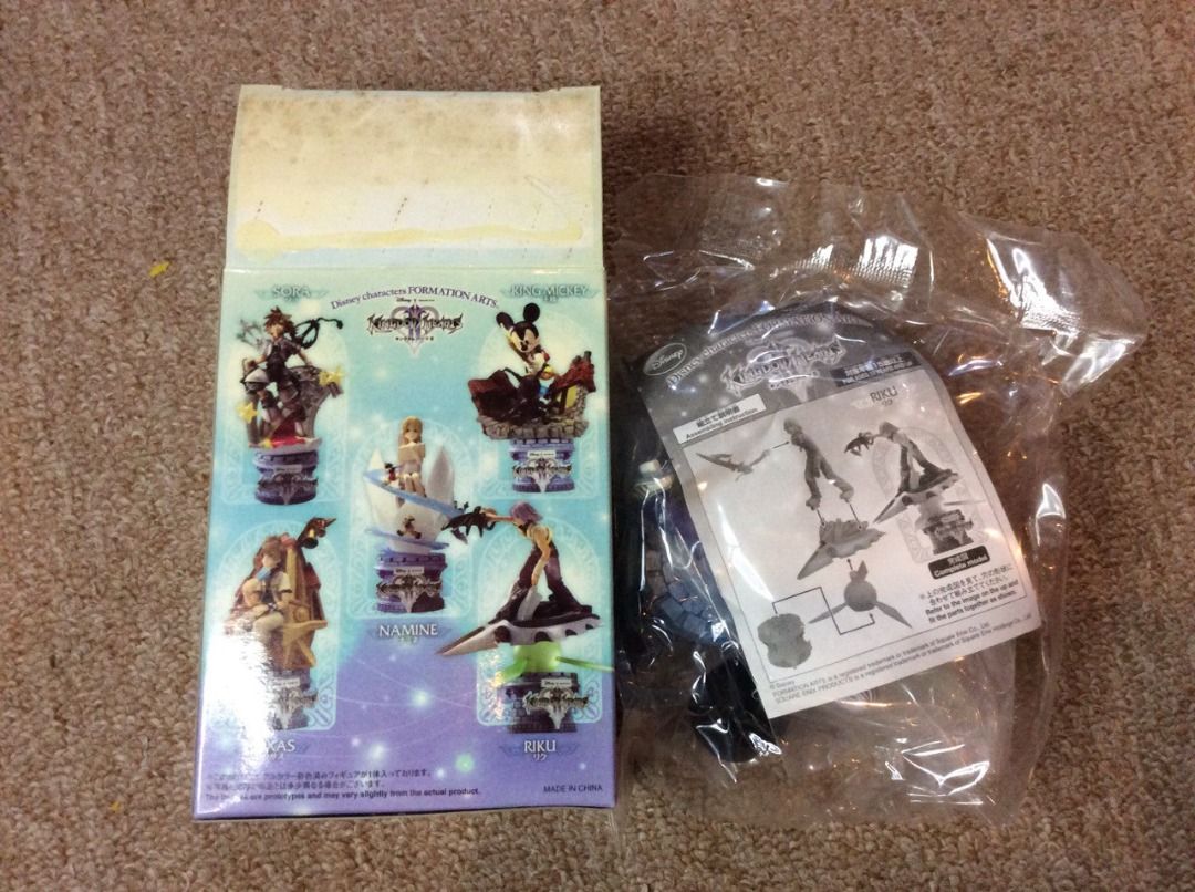 Disney Characters Formation Arts Kingdom Hearts II Roxas and Riku ...