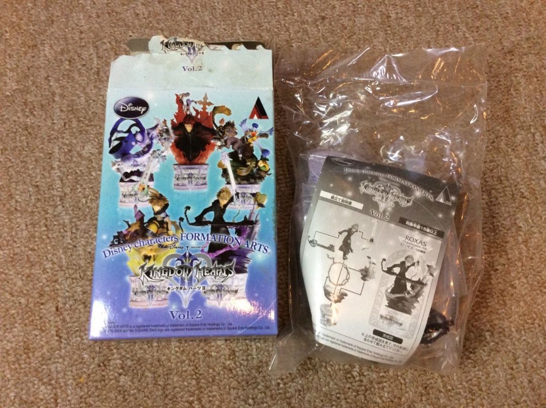 Disney Characters Formation Arts Kingdom Hearts II Roxas and Riku ...