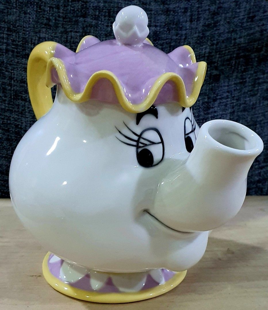 Disney Mrs. Pott teapot Beauty and the Beast 19cm, Furniture & Home