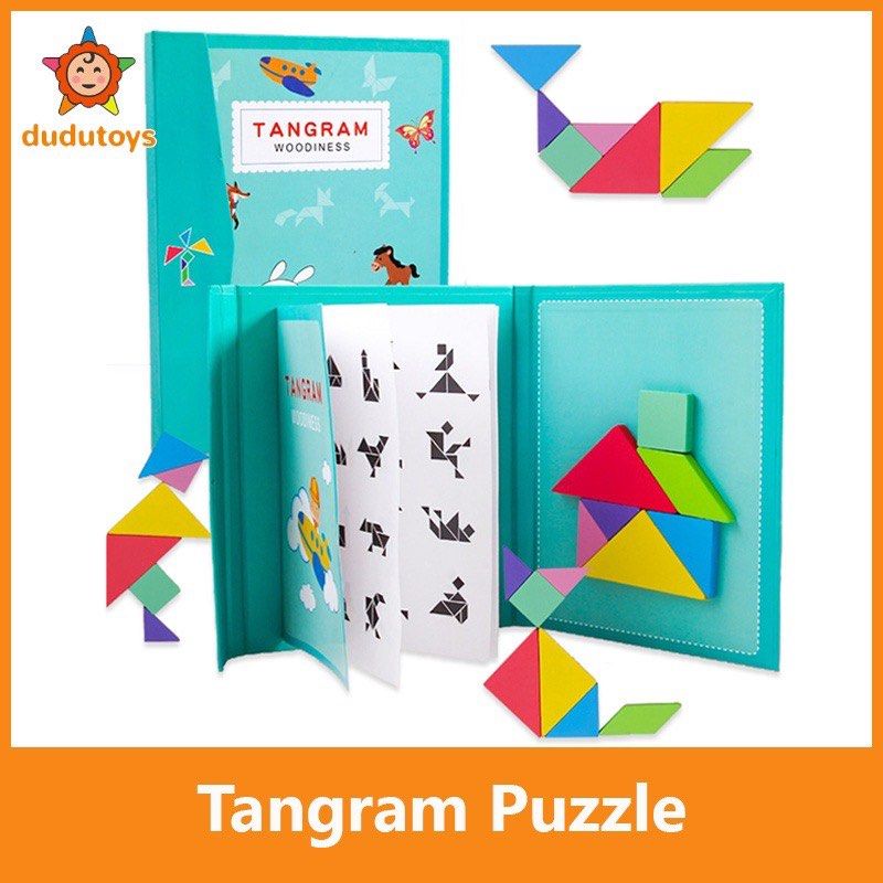 DuduToys 3D Magnetic Toys Jigsaw Tangram Puzzles for Kids Game ...