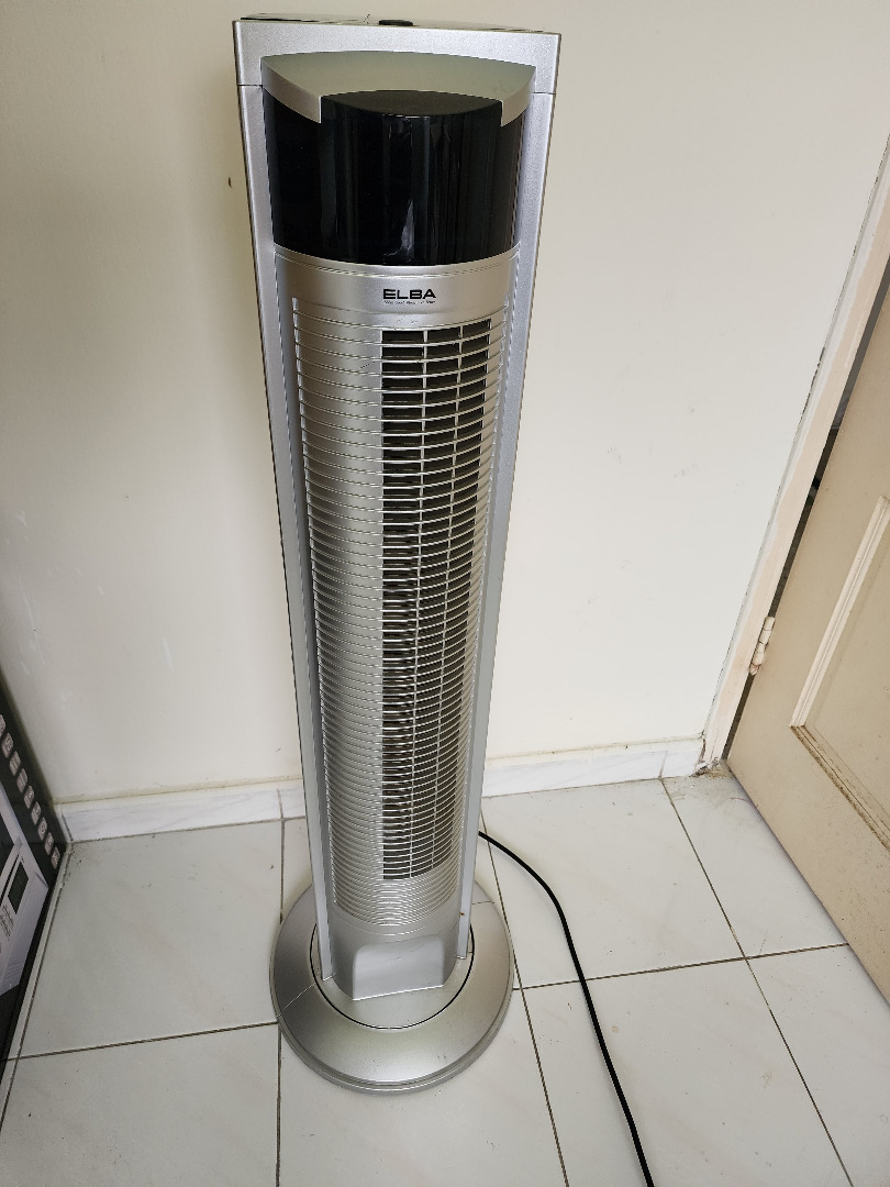 Elba Tower Fan, TV & Home Appliances, Irons & Steamers on Carousell