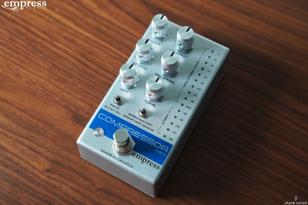 Empress Effects Compressor MKII Blue Sparkle Silver Sparkle