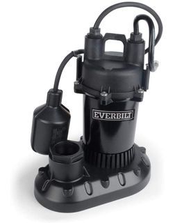 Everbilt 1/4 HP Aluminum Sump Pump with Tethered Switch (Item Code 505)