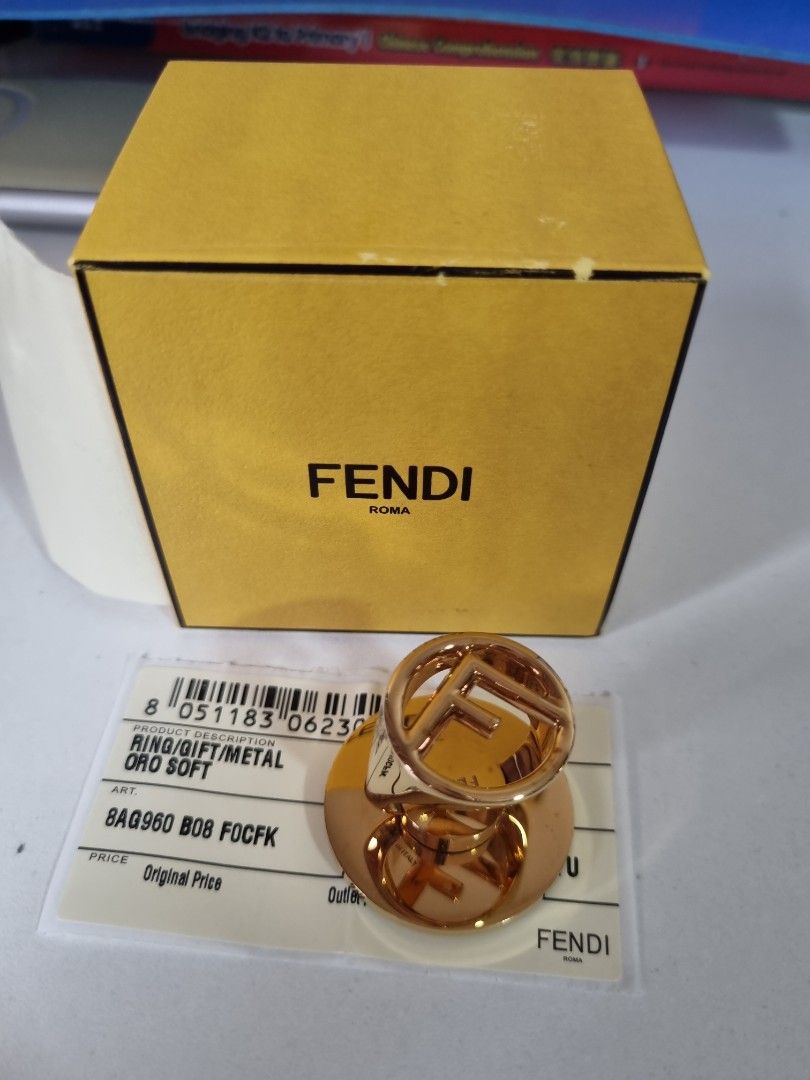 Fendi HP Gold Ring