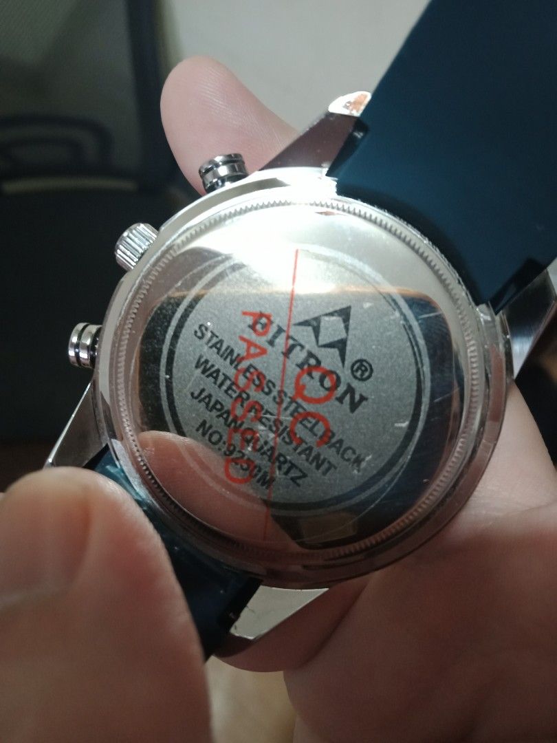 Fitron stainless steel back water resistant japan shop quartz price