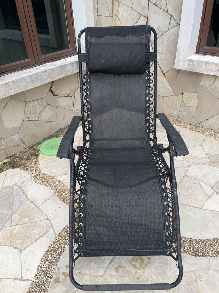 Foldable lounge Chair, Furniture & Home Living, Outdoor Furniture on