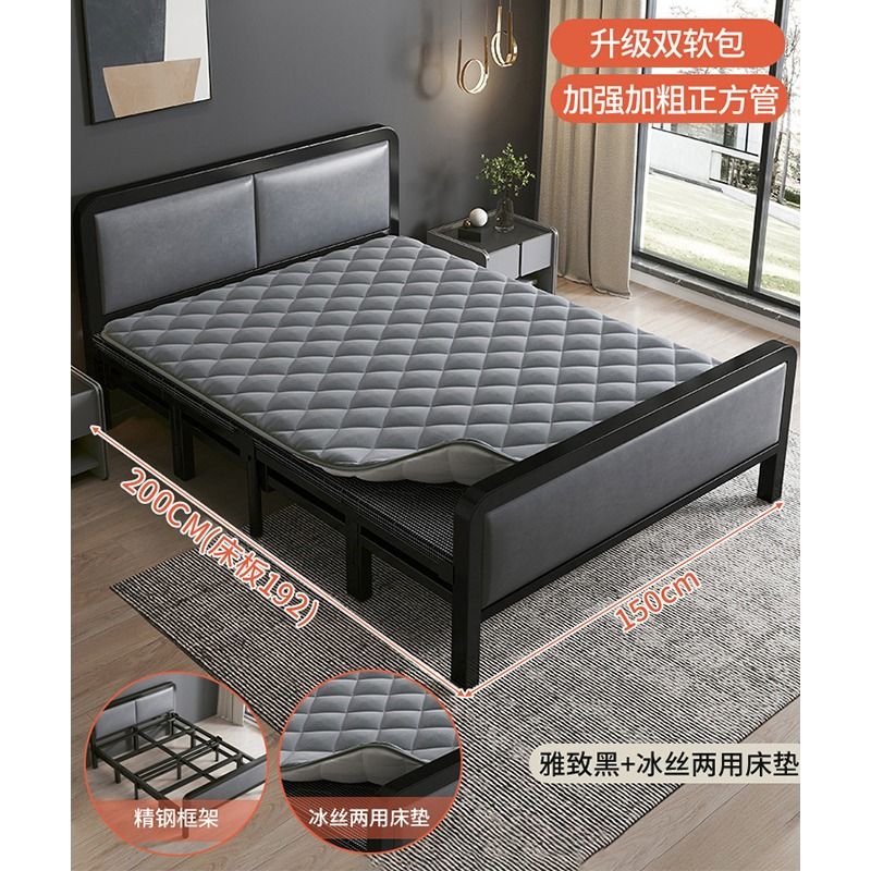 Metal frame camp bed best sale