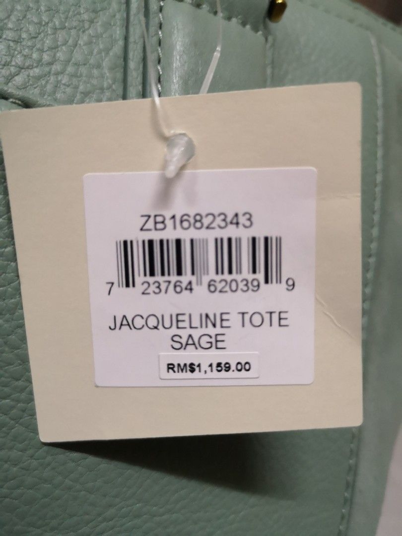 Fossil Jacqueline Tote Sage, Women's Fashion, Bags & Wallets, Tote