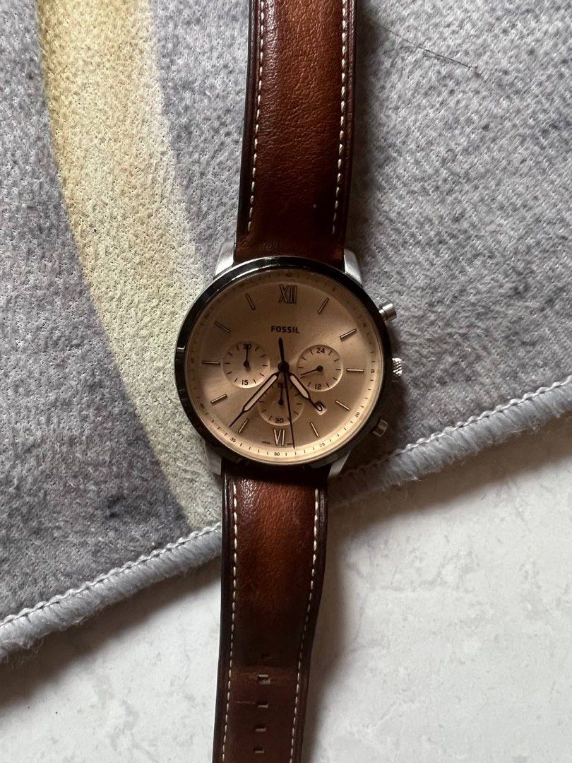 Fossil Neutra Chronograph Brown Leather Watch