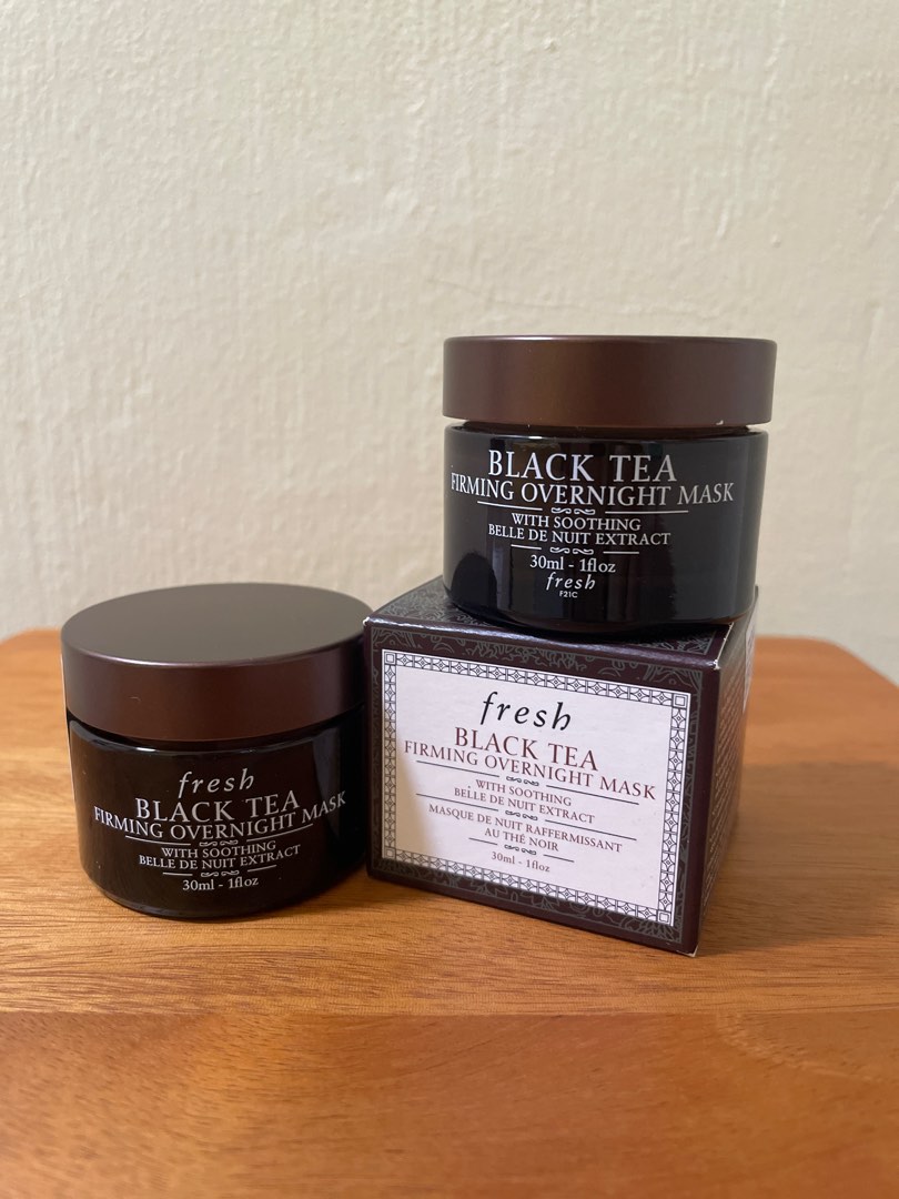 Fresh Black Tea Firming overnight mask 30ml, Beauty & Personal Care