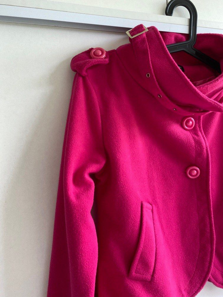 Fuchsia Coloured Coat Women s Fashion Coats Jackets and