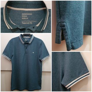 Giordano Men's Polo Shirt (Blue-Green)