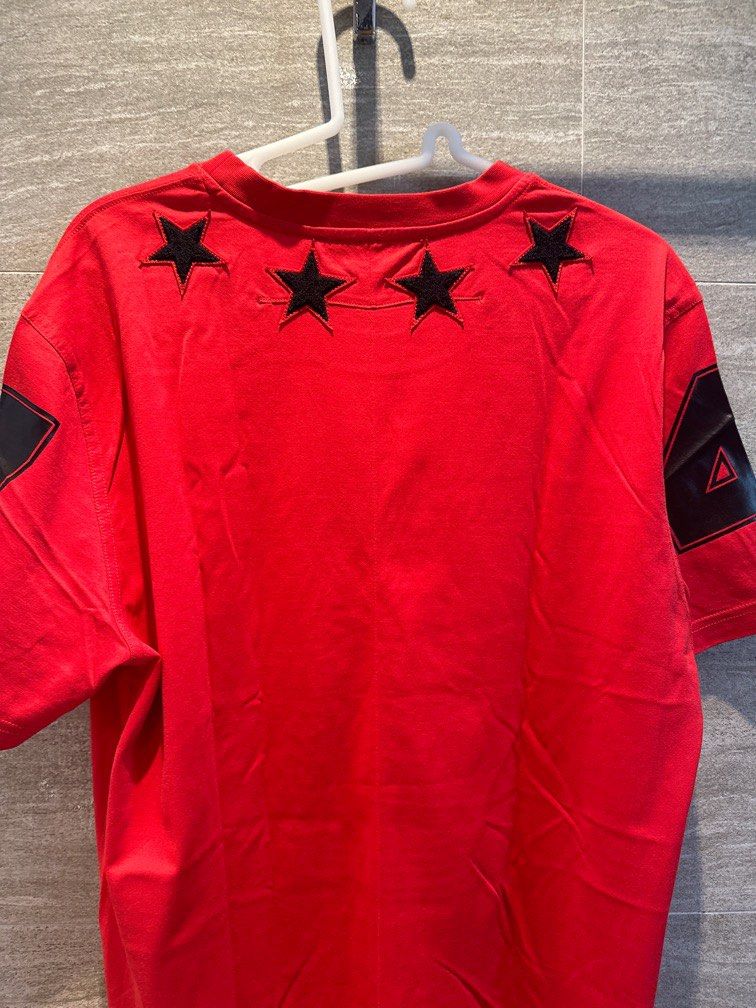 Givenchy Paris Men Red T shirt Luxury Apparel on Carousell