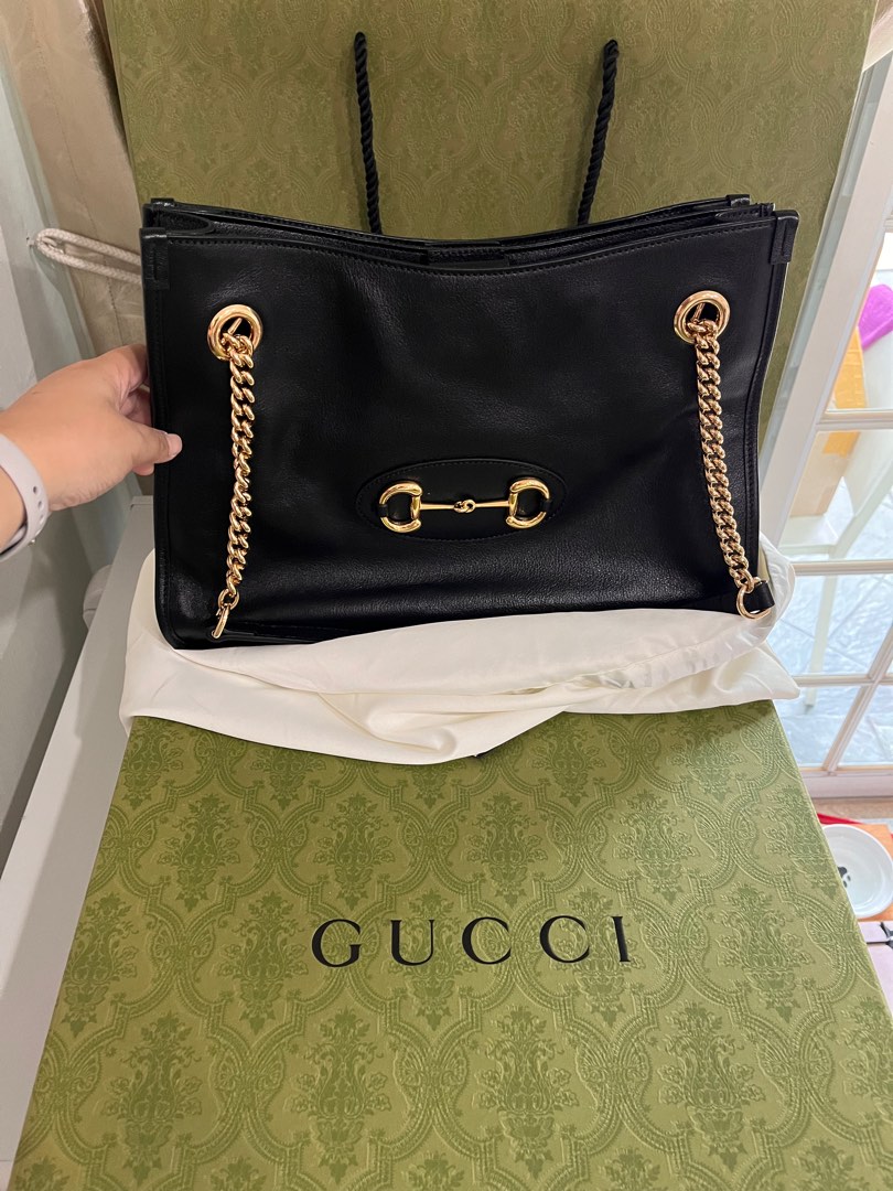 Gucci 1955 horsebit sales medium tote bag