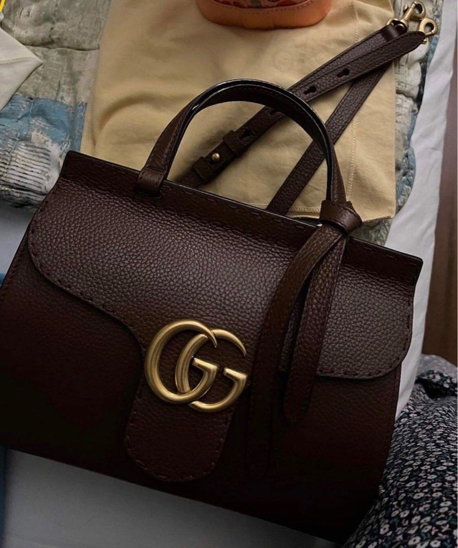 Gucci pebbled leather shoulder bag sale
