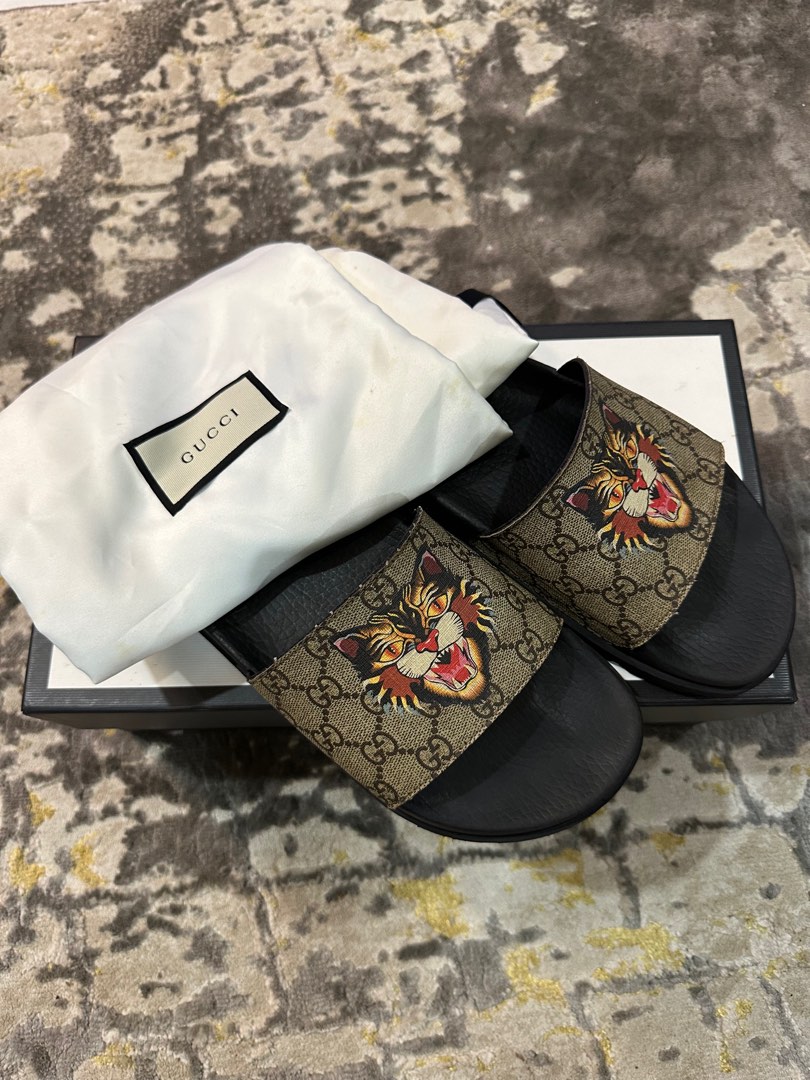 Gucci Tiger Slides