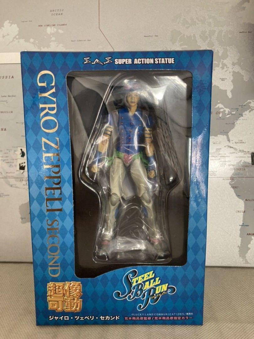 Gyro Zeppeli Second Super Action Statue (Jojo's Bizarre Adventure Steel