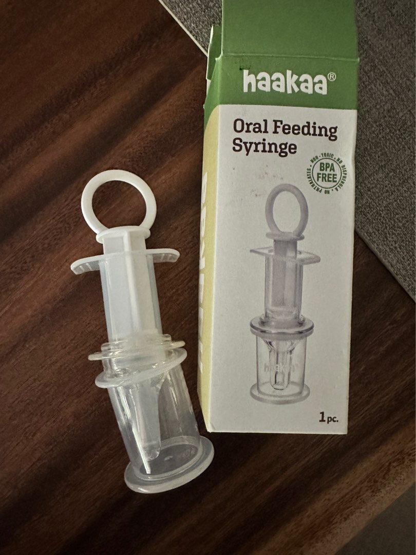 Haakaa syringe feeder for baby newborn brand new, Babies & Kids