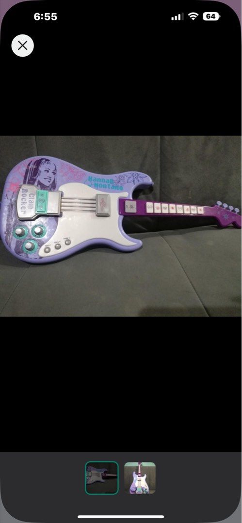 Hannah montana toy guitar deals