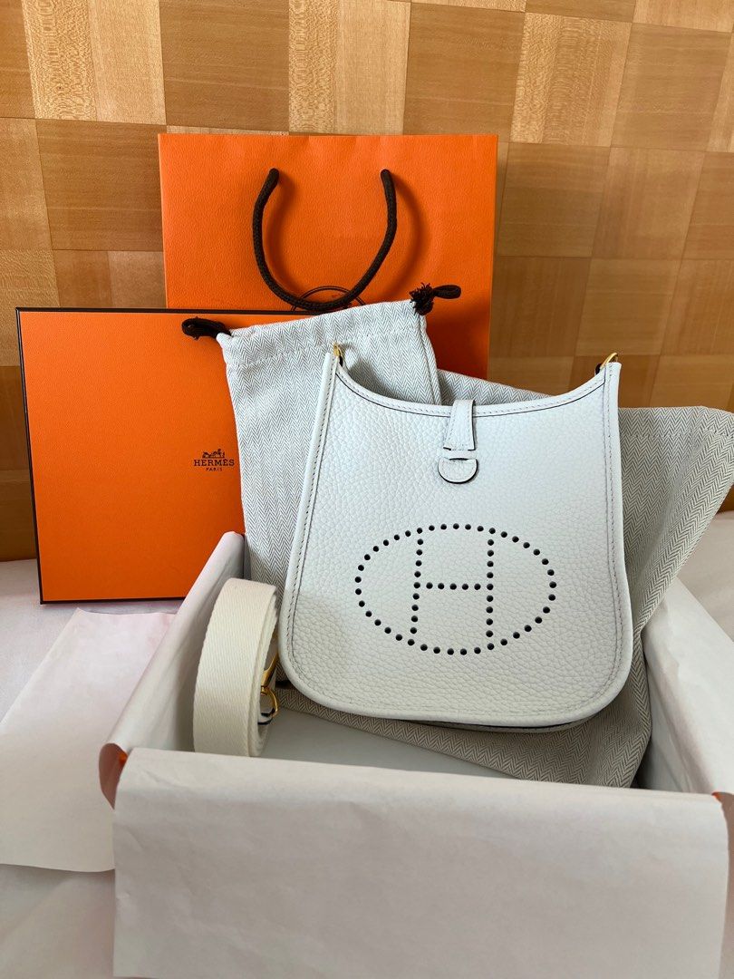 Hermes evelyne new arrivals white