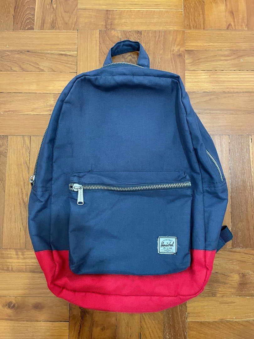 Herschel backpack blue and red online