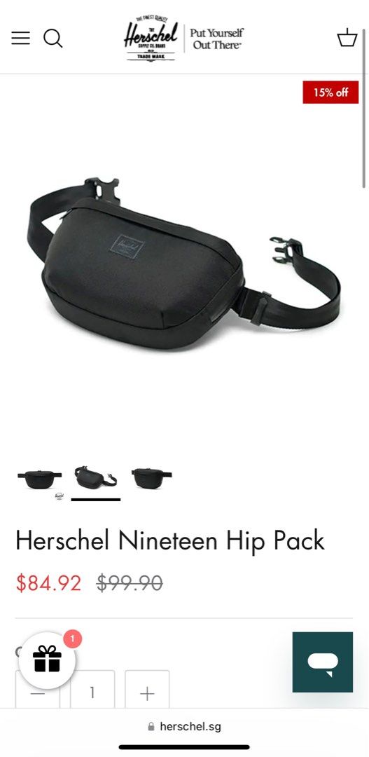 Herschel nineteen best sale hip pack review