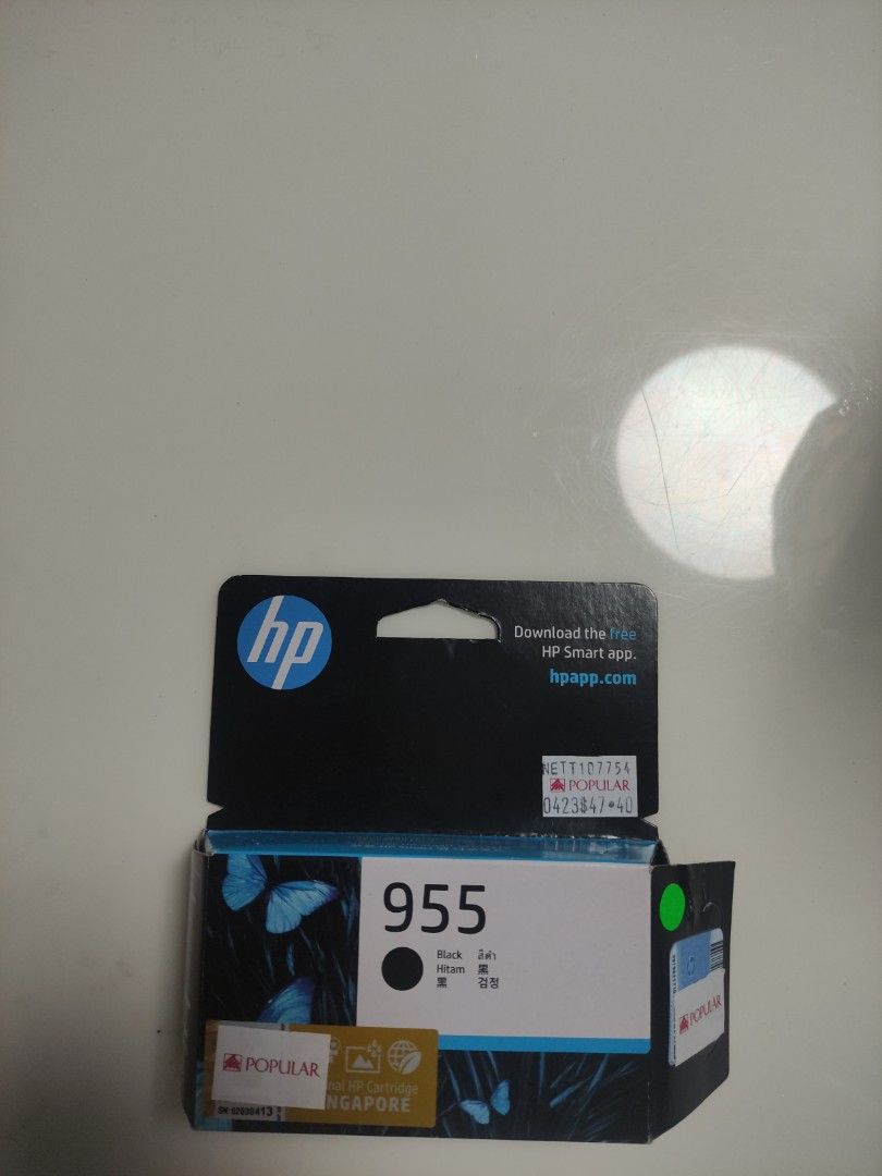 HP Printer Ink 955 BLACK, Computers & Tech, Printers, Scanners ...