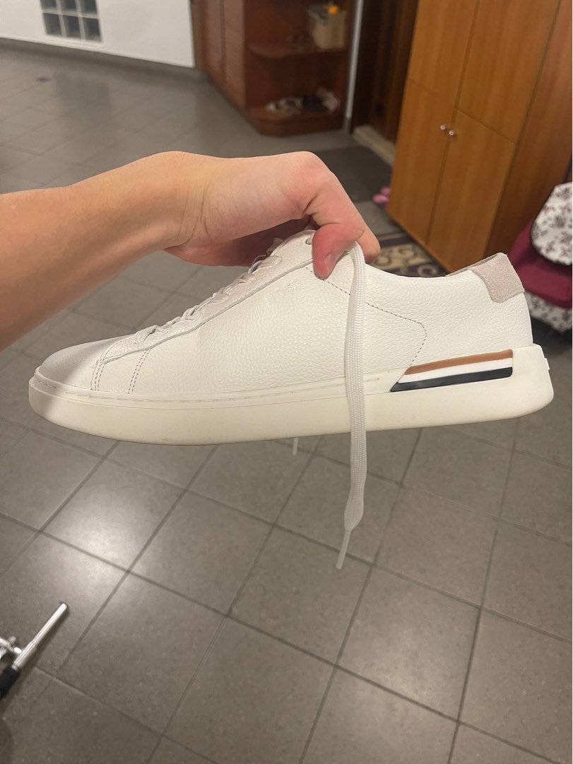 White hugo boss sneakers store