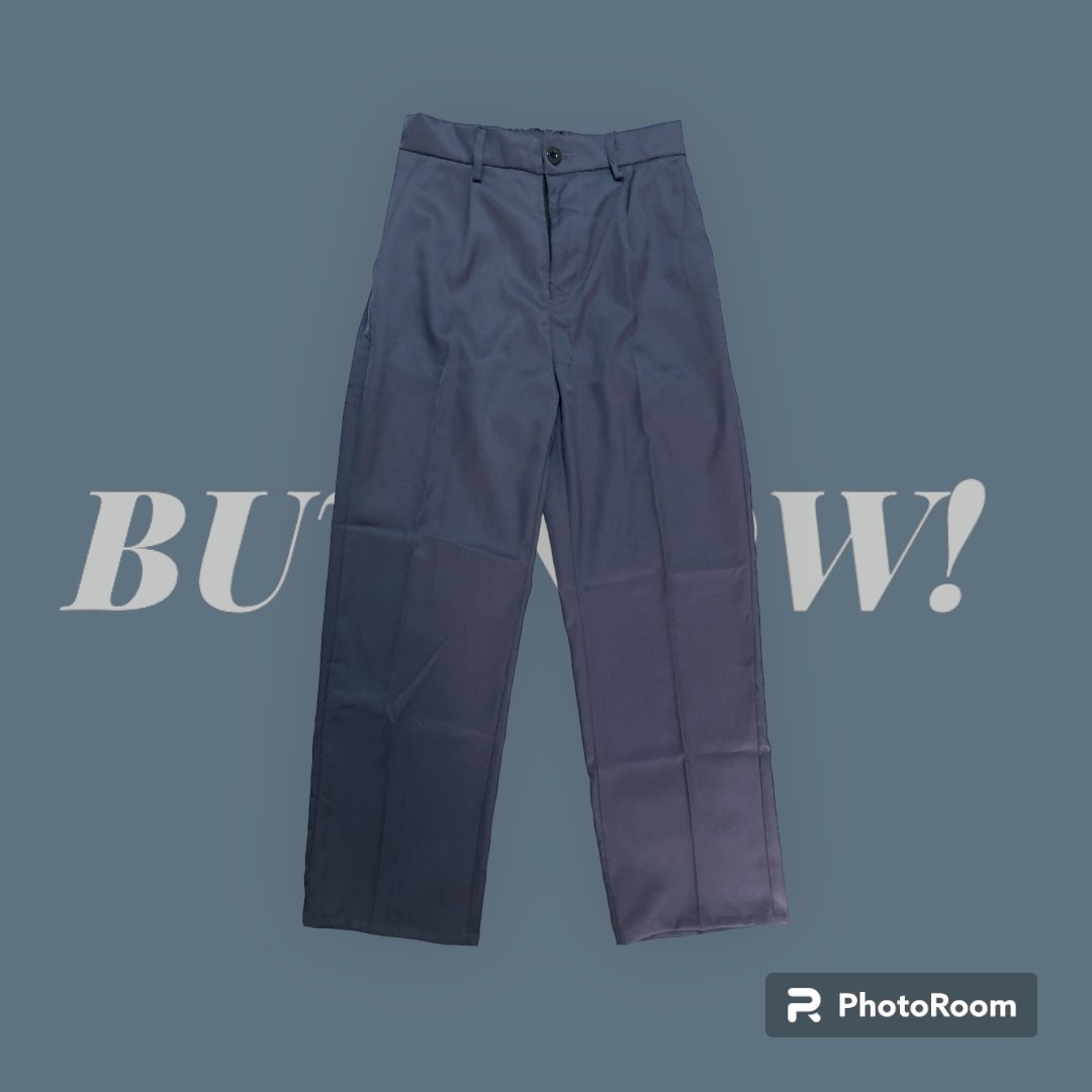 Huilishi Korean Wide Leg Pants for Men 3 Colors Slacks Trouser Pants Size M  to 3XL Cotton