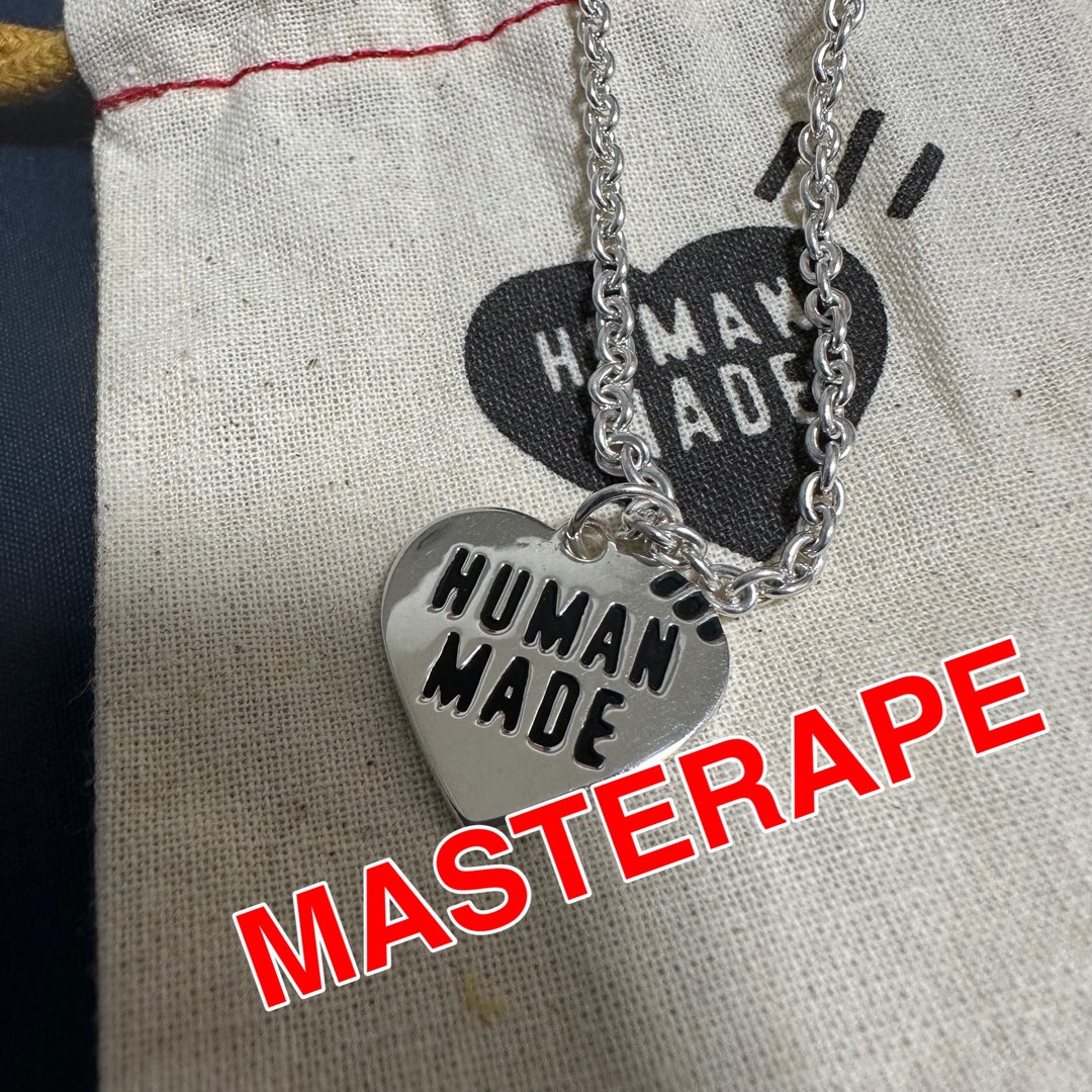 Human Made 人間製Silver 925 Necklace Heart NIGO 心心純銀頸鏈情侶