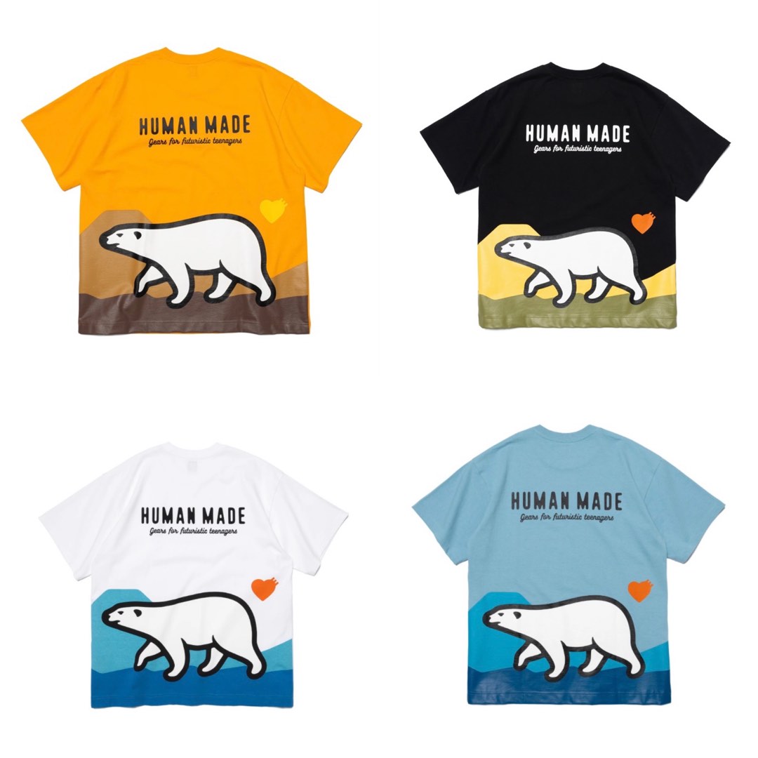 Human Made Polar Bear Graphic T-Shirt